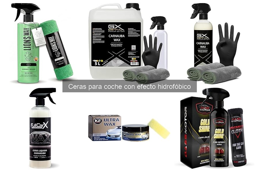 Errores comunes al usar ceras hidrofóbicas para coche