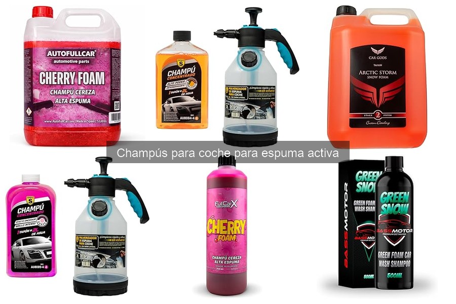 Errores comunes al usar champús de espuma activa para coche