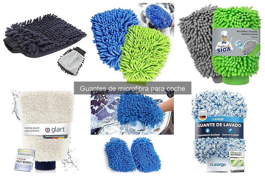 Errores comunes al usar guantes de microfibra para coche