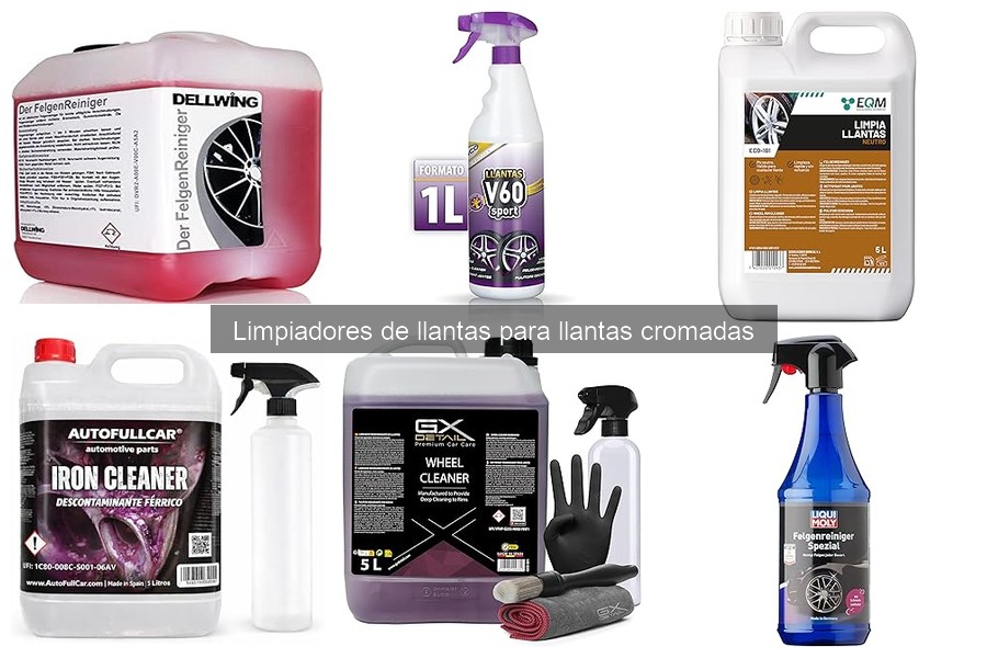 Errores comunes al usar limpiadores de llantas cromadas