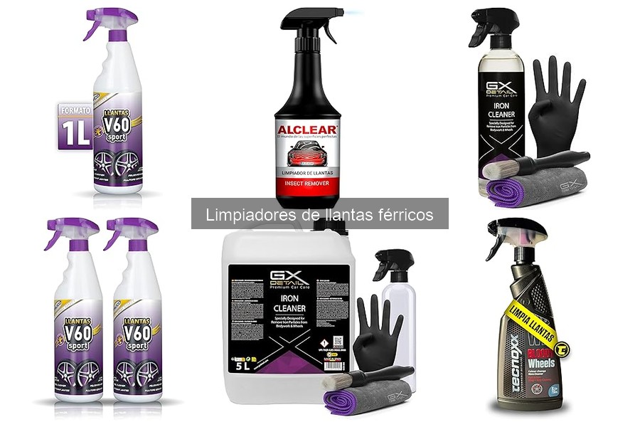 Errores comunes al usar limpiadores de llantas férricos