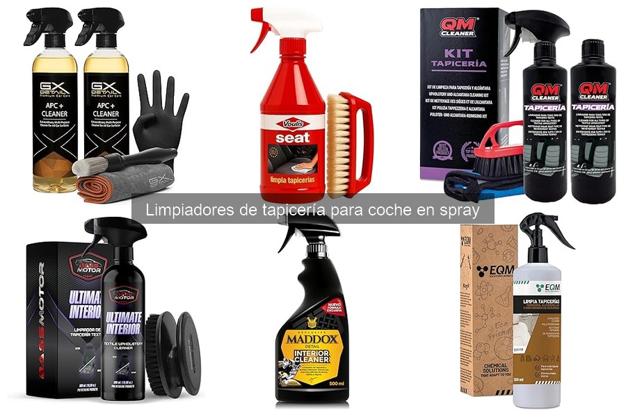 Errores comunes al usar limpiadores de tapicería en spray