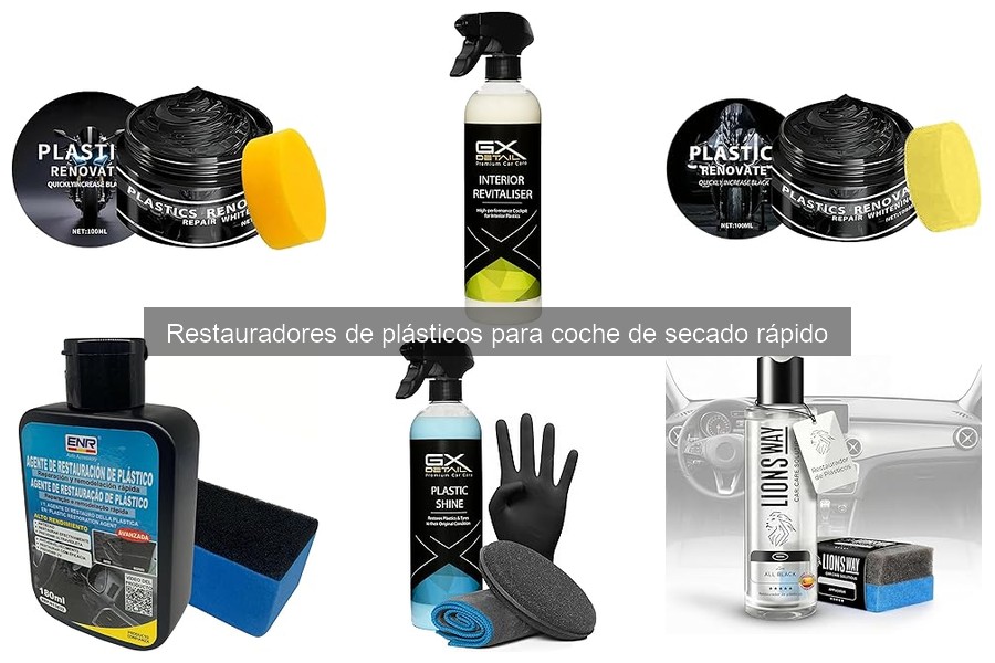 Errores comunes al usar restauradores de plásticos de coche