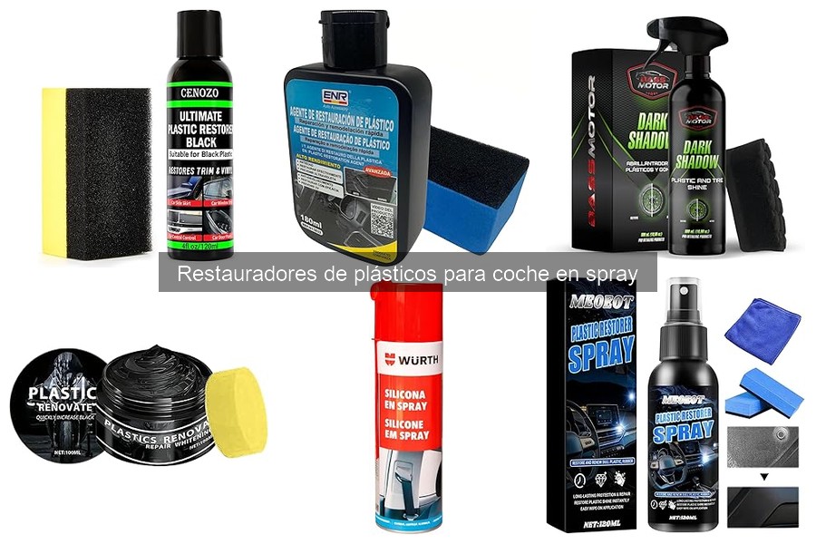 Errores comunes al usar restauradores de plásticos en spray