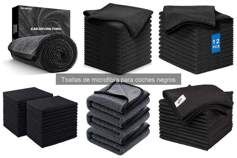 Errores comunes al usar toallas de microfibra en coches negros