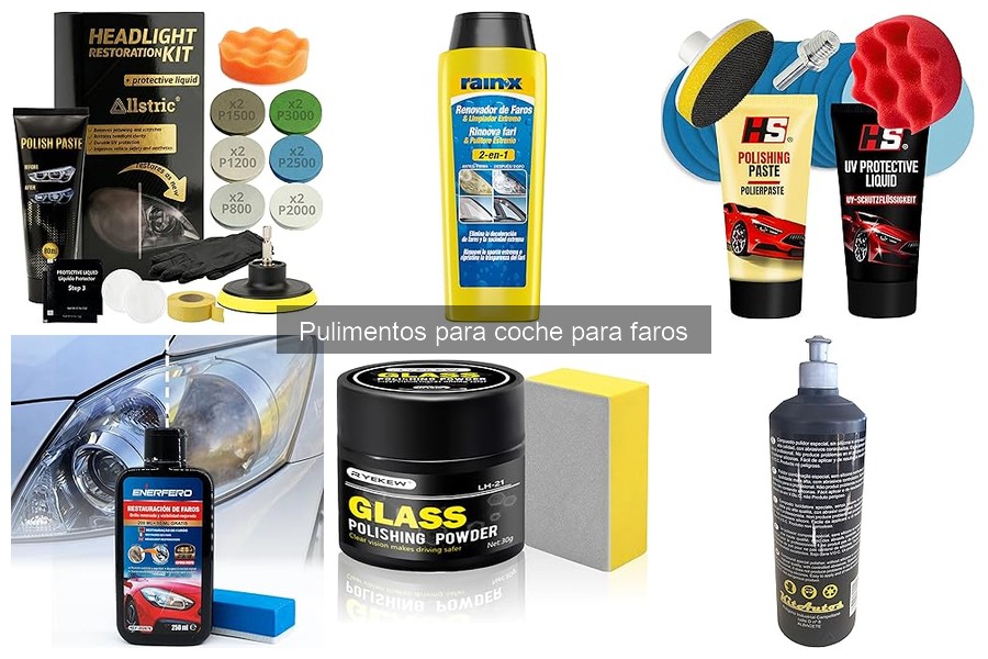 ¿Es seguro usar pulimentos en faros de plástico?