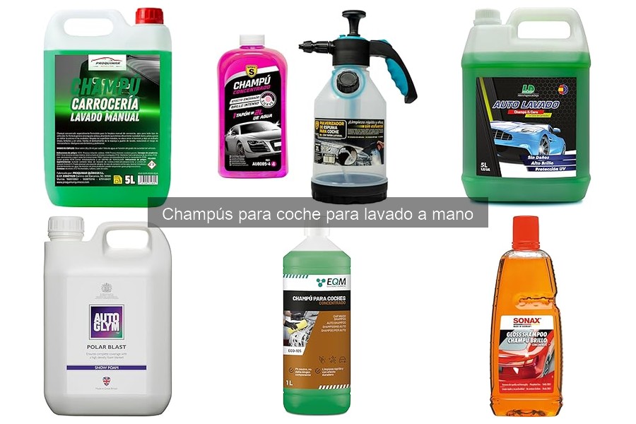 Guía de compra: ¿Cómo elegir el champú para coche ideal?
