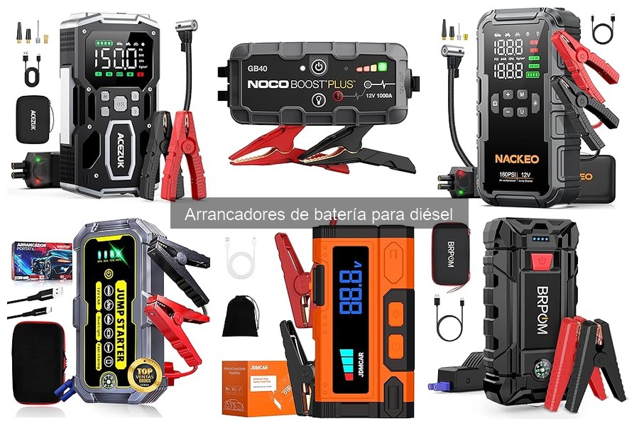 Guía de compra de arrancadores de batería para diésel