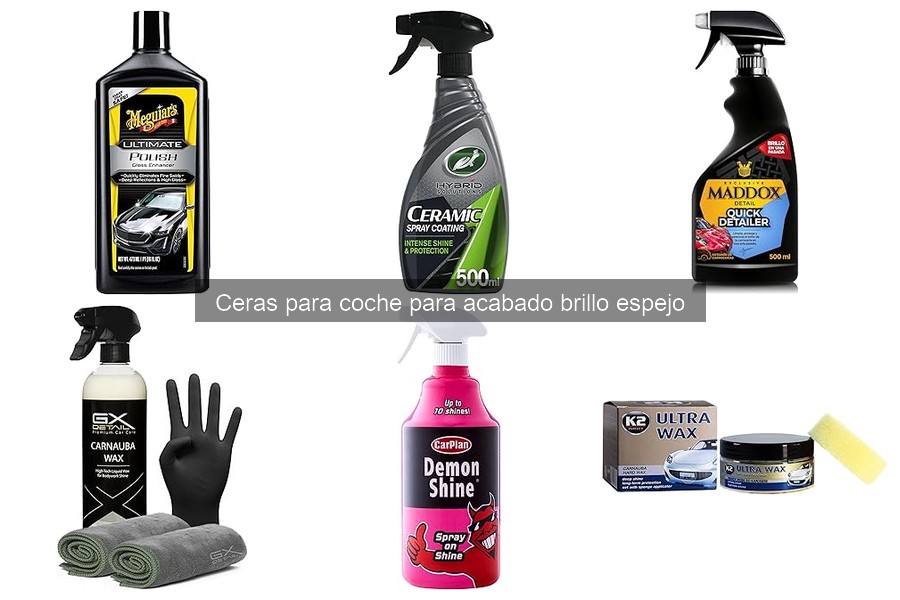 Guía de compra de ceras para coche brillo espejo
