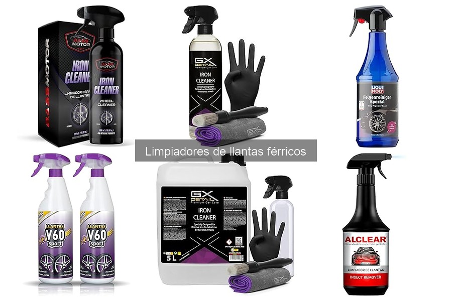 Guía de compra de limpiadores de llantas férricos