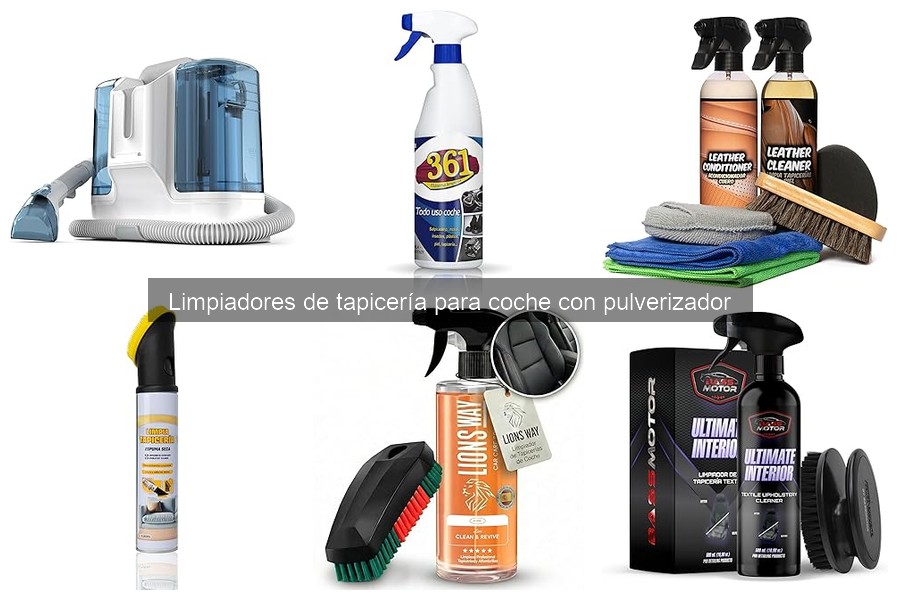 Guía de compra de limpiadores de tapicería para coche