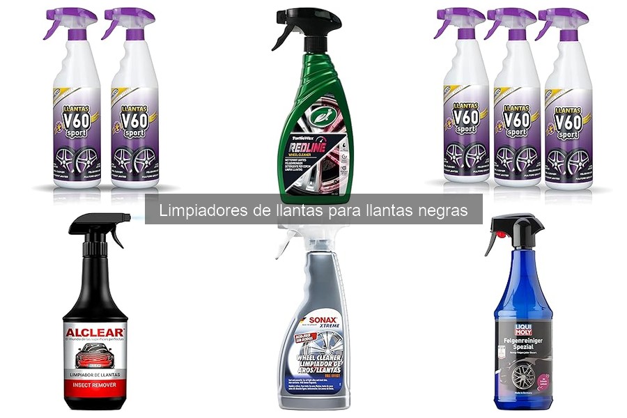 Guía de compra de limpiadores para llantas negras