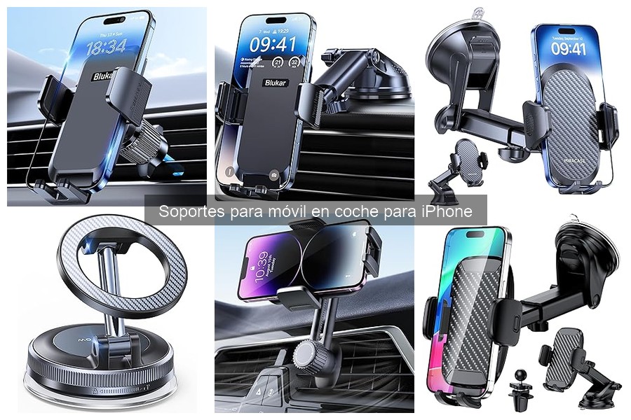 Guía de compra de soportes para móviles en coche para iPhone