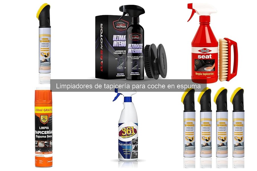 Guía para Comprar Limpiadores de Tapicería en Espuma