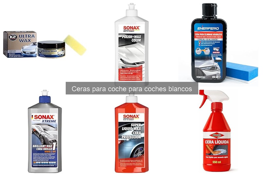 Guía para elegir cera ideal para coches blancos