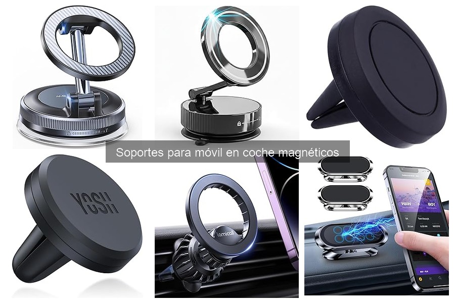 Guía para instalar un soporte magnético de móvil en coche
