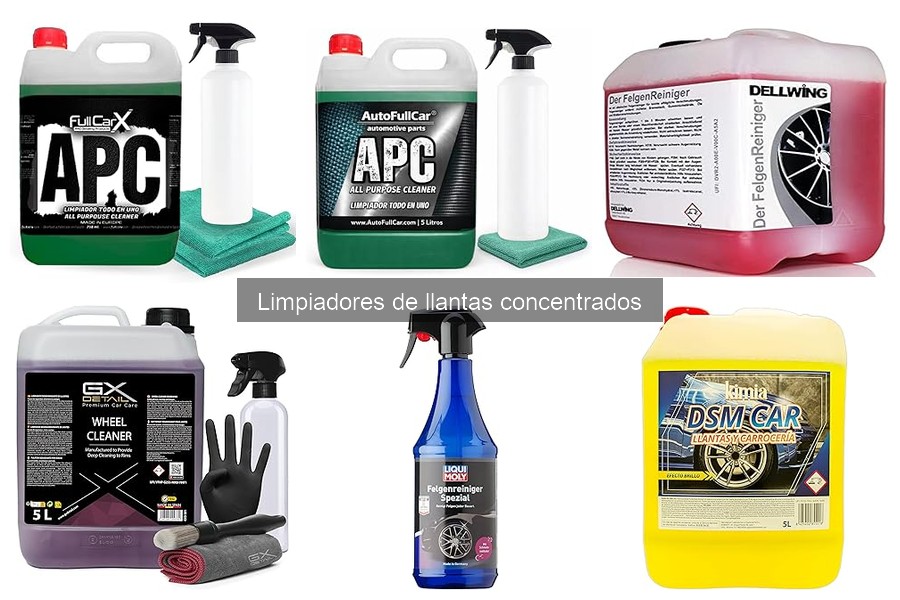 ¡Compra limpiadores de llantas concentrados al mejor precio!