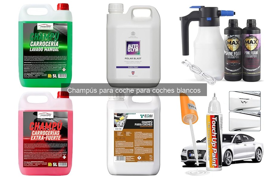 Ingredientes a evitar en champús para coches blancos