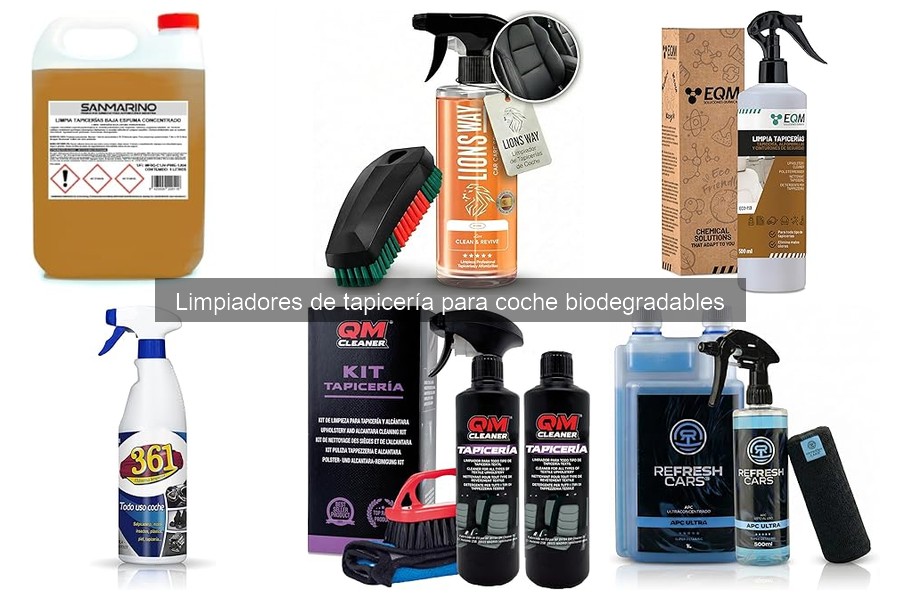 Ingredientes a evitar en limpiadores de tapicería biodegradables