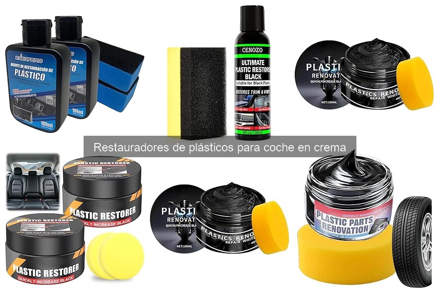 Ingredientes Comunes en Restauradores de Plásticos para Coche