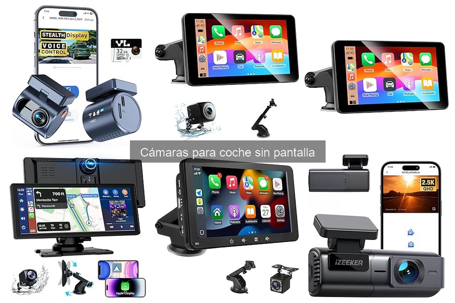 Instalación fácil de cámaras para coche sin pantalla
