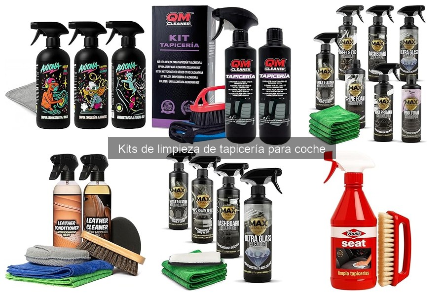 Instrucciones para Usar Kits de Limpieza de Tapicería de Coche