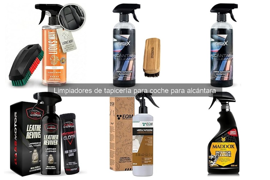Limpiador de tapicería para coche de alcántara: ¿qué es?