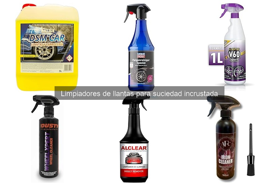 Limpiadores de llantas para suciedad incrustada: funciones y beneficios