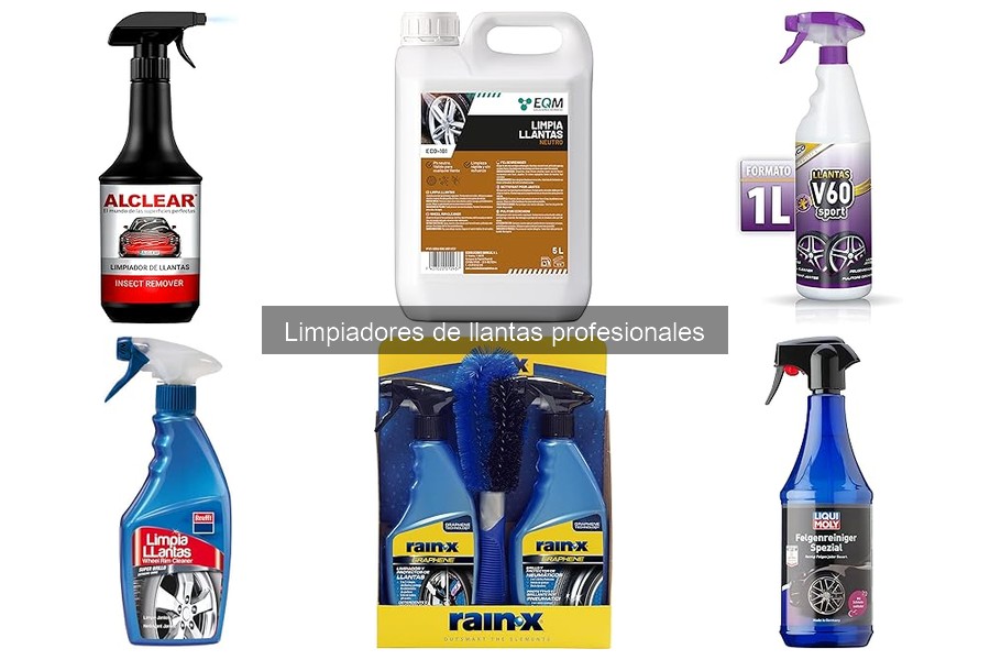 Limpiadores de llantas: ¿Qué llantas necesitan productos específicos?
