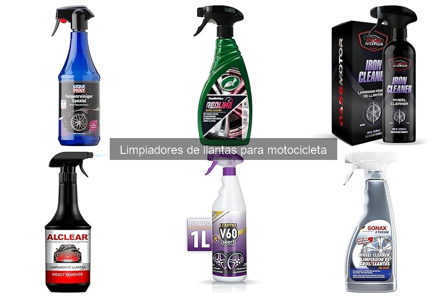 Limpiadores de llantas: ¿son seguros para tu motocicleta?