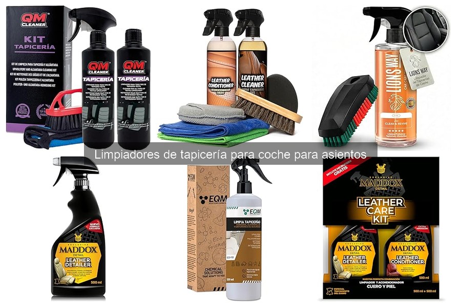 Limpiadores de Tapicería Ecológicos para Coche: Opciones y Beneficios