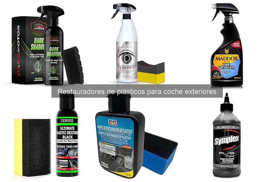 Mantén el efecto de restauradores de plásticos para coche