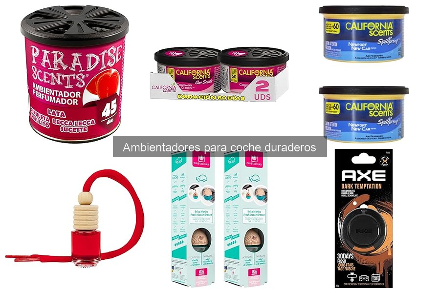 Mantenimiento de ambientadores para coche duraderos