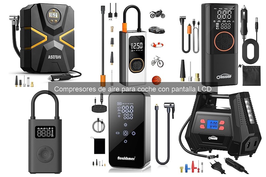 Mantenimiento de Compresores de Aire para Coche con Pantalla LCD