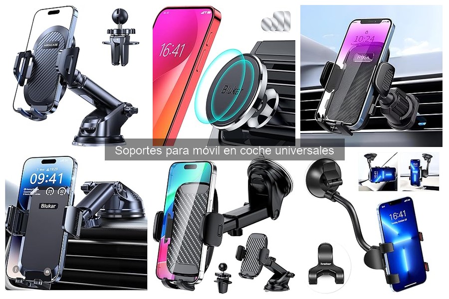 Mantenimiento y limpieza de soportes para móviles en coche