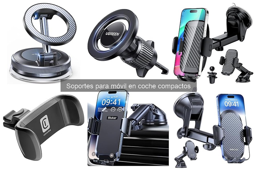 Materiales más duraderos en soportes para móvil en coche