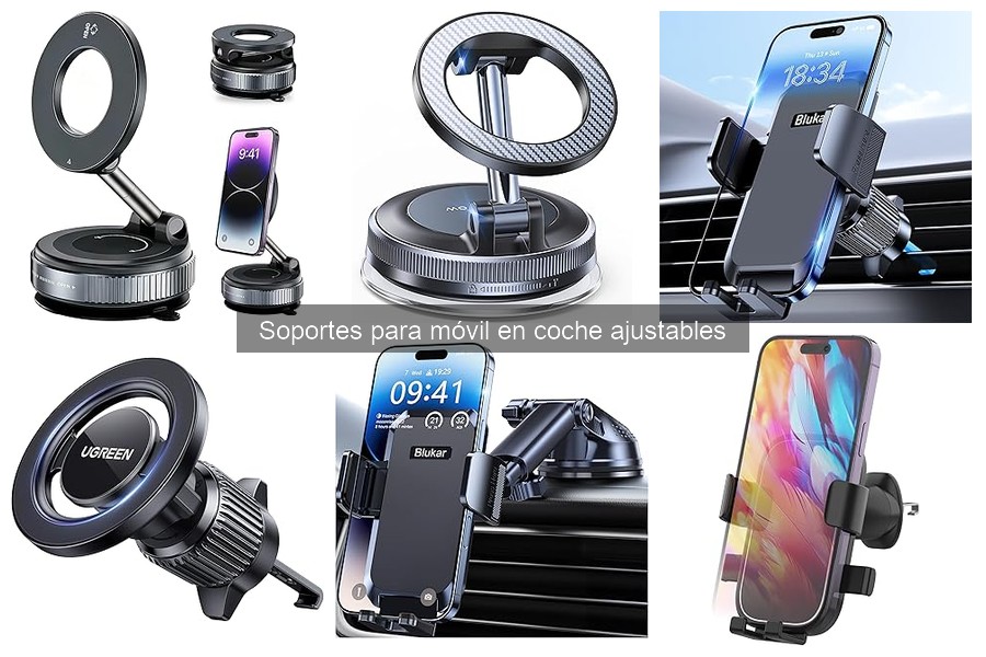 Mejor soporte para móvil ajustable para viajes largos