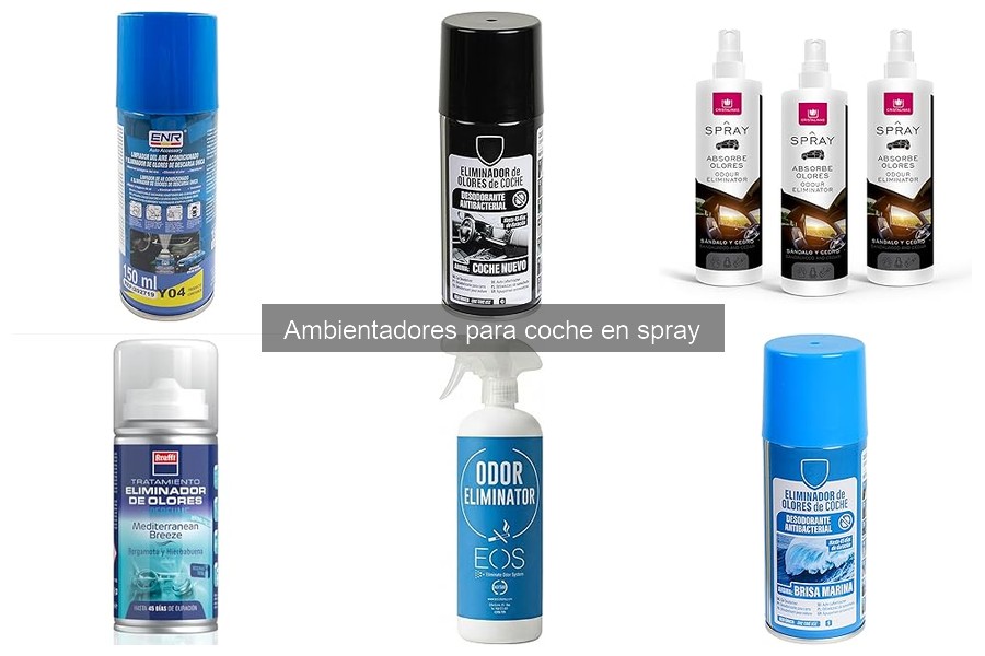 Mejores ambientadores en spray para coche en 2023