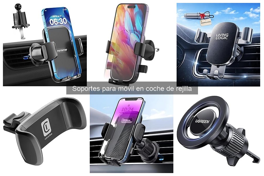 Mejores ángulos y posiciones para soportes de móvil en coche