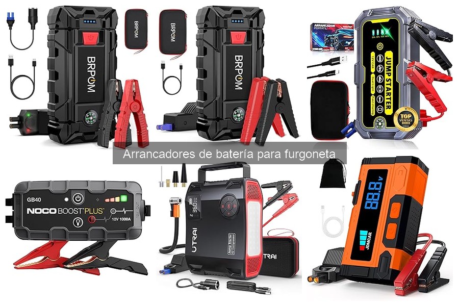 Mejores arrancadores de batería para furgonetas en 2023