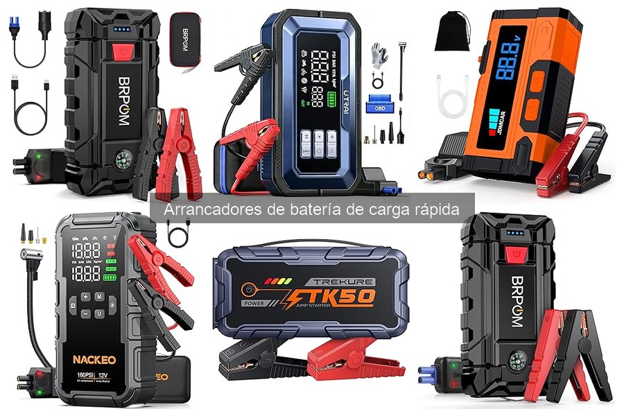 Mejores arrancadores de batería rápida para coches eléctricos