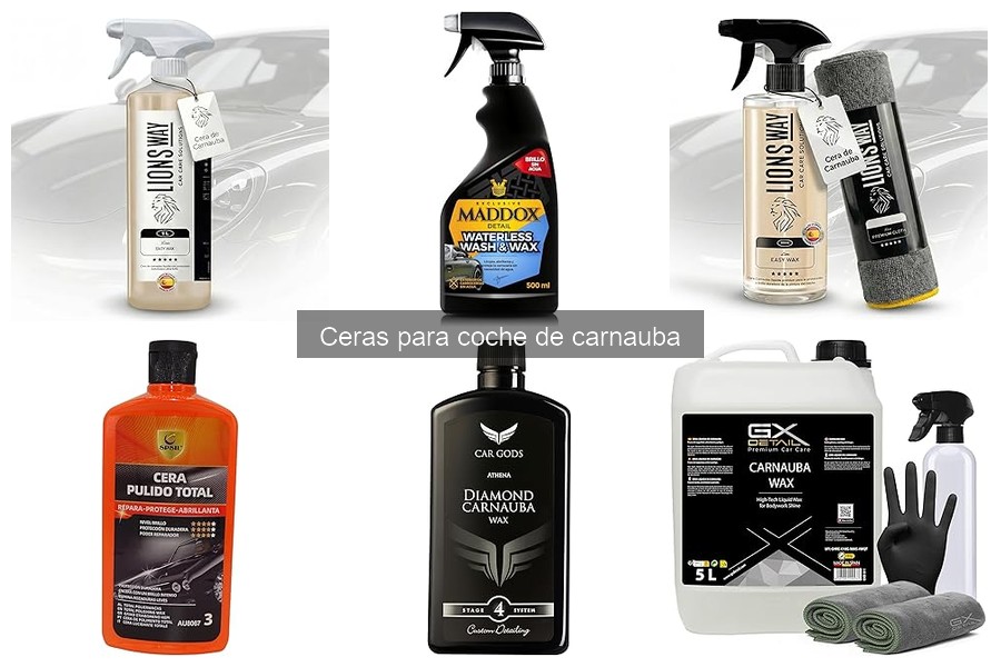 Mejores ceras de carnauba para coches en 2023