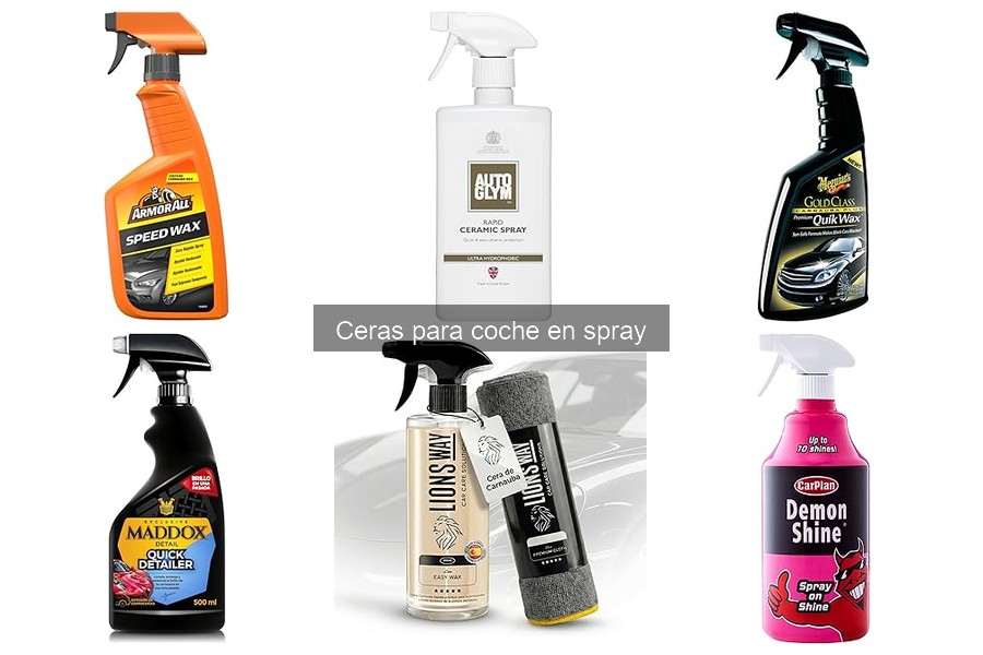 Mejores ceras en spray para coches negros: comparación y recomendaciones
