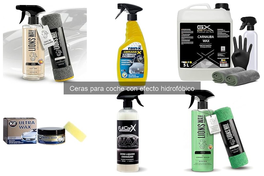 Mejores ceras hidrofóbicas para coche en 2023: comparativa