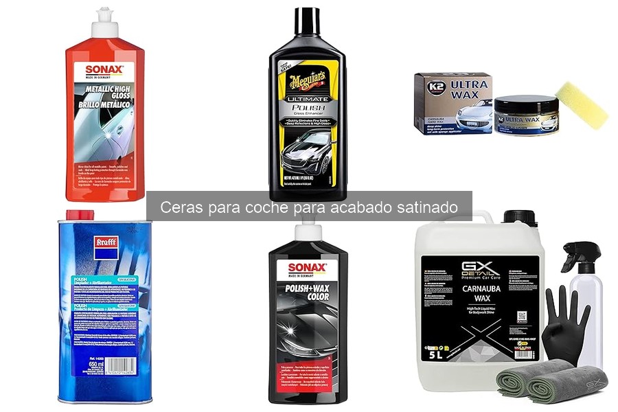 Mejores ceras para coche de acabado satinado en 2023