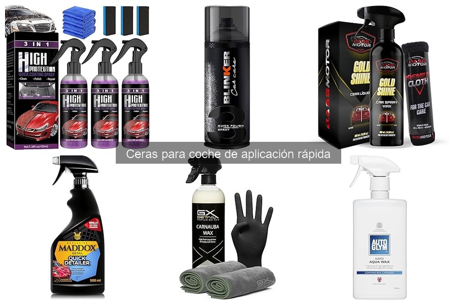 Mejores ceras para coche de aplicación rápida en 2023