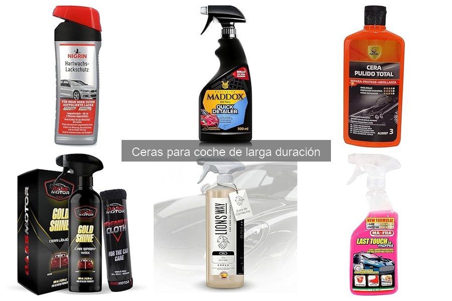 Mejores ceras para coche de larga duración en 2023