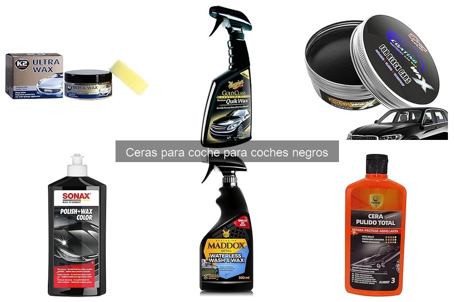 Mejores ceras para coches negros en 2023: Comparativa