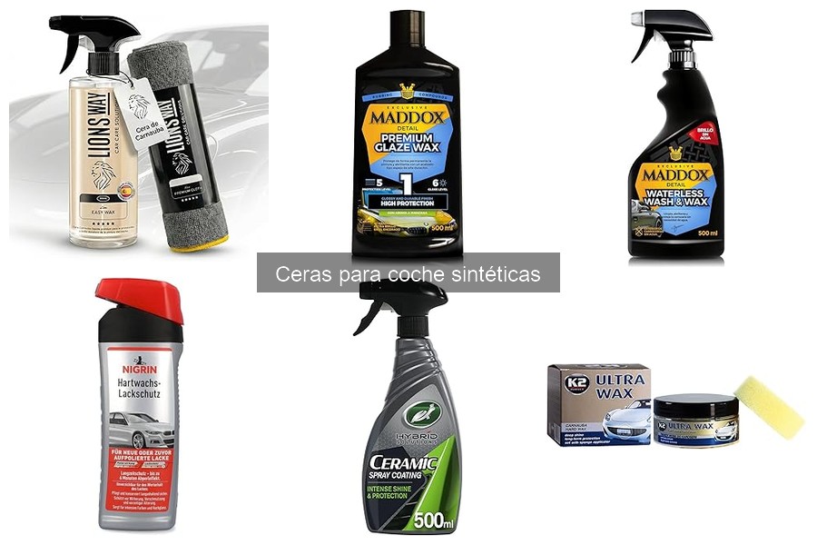 Mejores ceras sintéticas para coche según acabado