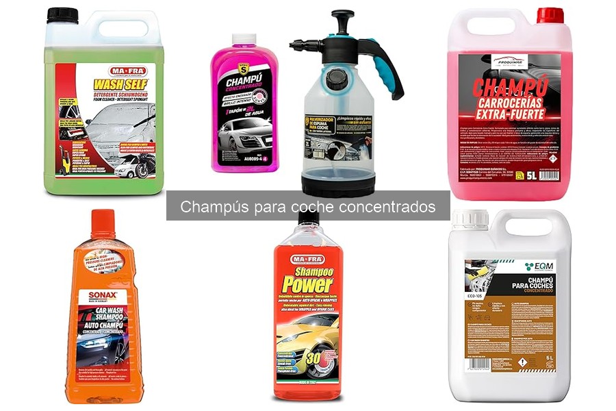 Mejores champús concentrados para coches: análisis de expertos